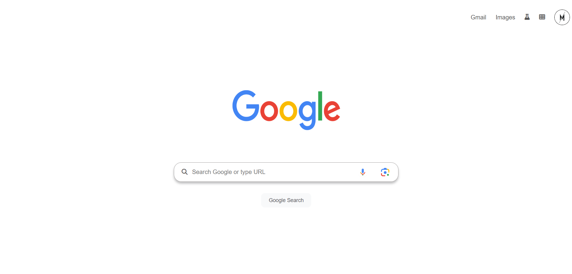 Google clone screenshot